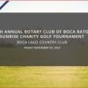 36th Annual Rotary Club Boca Raton Sunrise Charity Golf Tournament