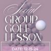 Swing Into Wellness at our Social Group Golf Lesson