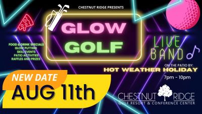 GLOW GOLF 80's PARTY at Chestnut Ridge Resort