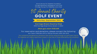 1st Annual Charity Golf Event- Illinois Nurses for Diabetes Foundation