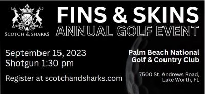 “Fins and Skins” Annual Golf Event