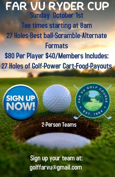 Ryder Cup 27 Hole Event