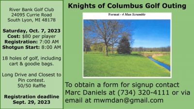 Knight of Columbus Golf Outing