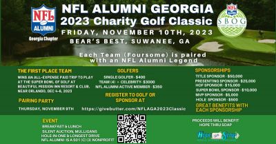 NFL Alumni Georgia 2023 Charity Golf Classic