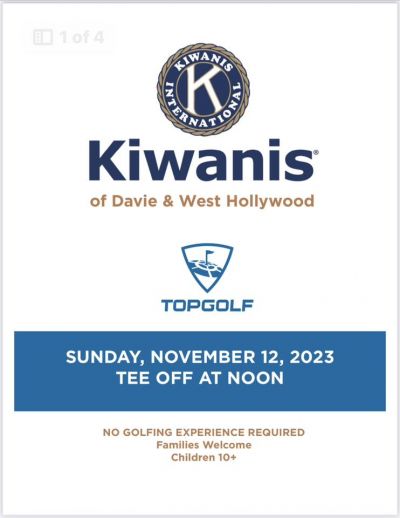 Inaugural Charity Golf Event and Auction