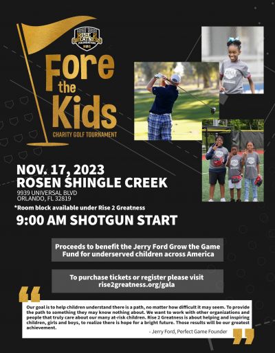 Fore the Kids Charity Golf Tournament