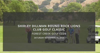 Shirley Dillman Round Rock Loins Golf Classic Fundraiser