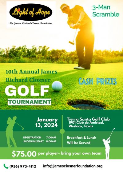 10th Annual James Richard Closner Foundation Golf Tournament