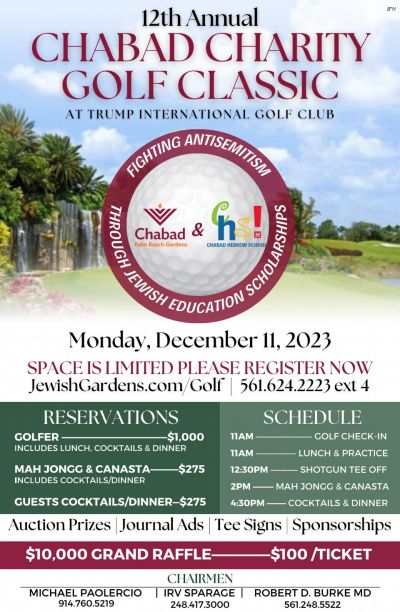 12th Annual CHABAD CHARITY GOLF CLASSIC