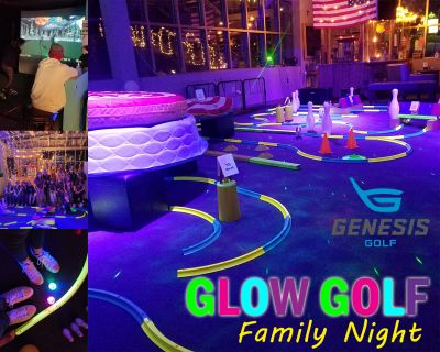 GLOW GOLF Sampler with Simulated Golf