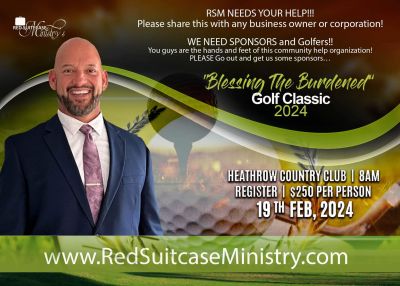 Red Suitcase Ministry's Blessing the Burdened" Golf Classic