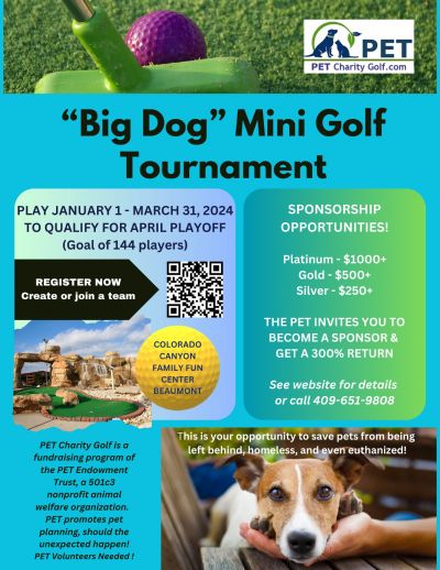 BIG DOG Mini Golf Tournament