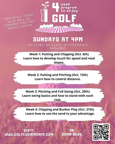 4-week Golf Class Series