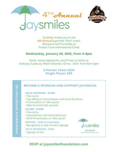 Fourth Annual Jaysmiles Miniature Golf Scramble